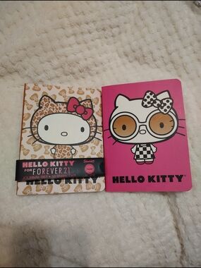 Hello Kitty Pink & Leopard Print Journal Duo - Forever 21